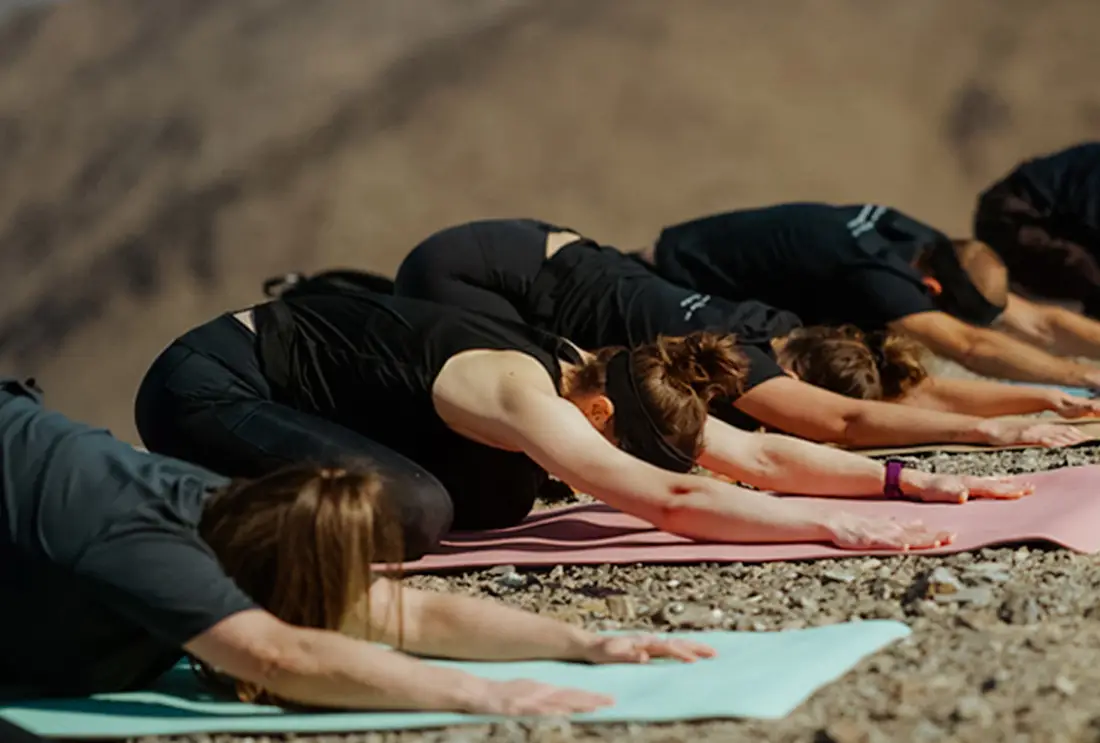 Outdoor yoga Dubai